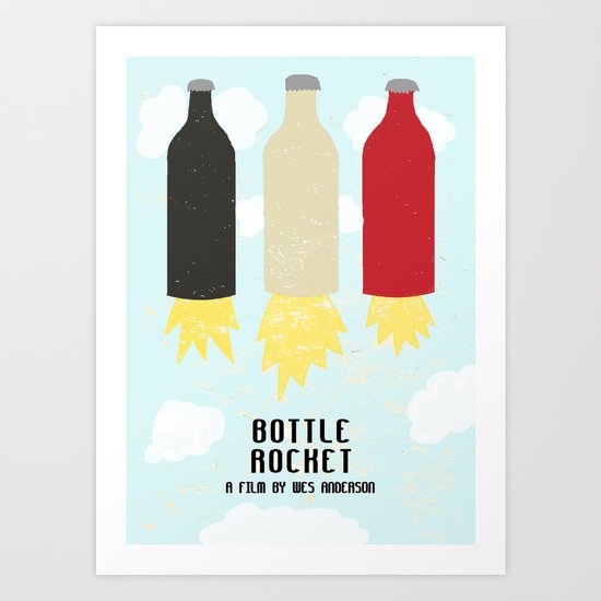 Bottle Rocket Art Print