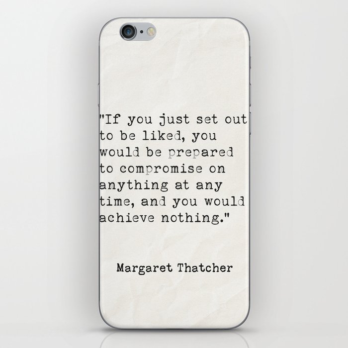 Margaret Thatcher GB iPhone Skin