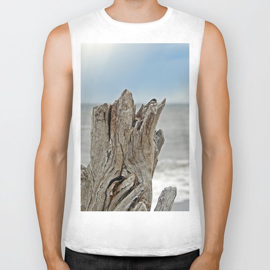 Looking past the Driftwood Biker Tank