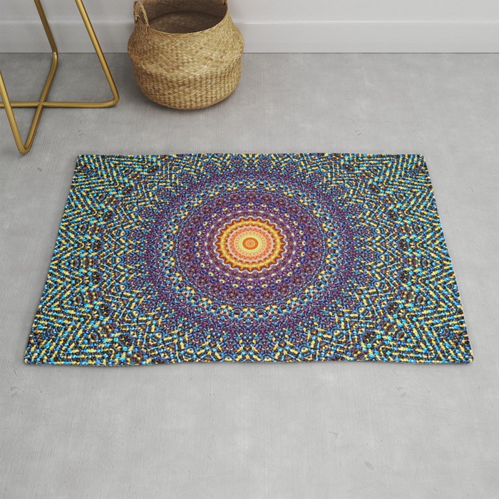 Happy Sun Circle Bohemian Geometric Thread Weave Pattern Yellow Green Blue Purple Color Scheme Rug By Bohemianstyle Society6 Happy Sun Circle Bohemian Geometric Thread Weave Pattern Yellow Green Blue Purple Color Scheme Rug By Bohemianstyle Society6