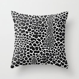 Luxury Modern White Leopard Elegant Collection Throw Pillow