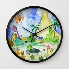 Dinotopia Wall Clock