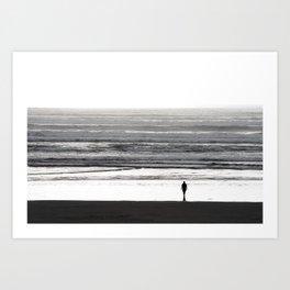 Surrounded by the Sea Art Print