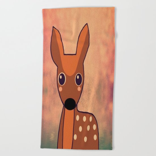 Little Deer-96 Beach Towel