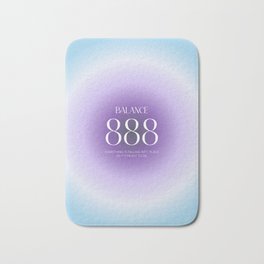 Angel Number 888 - Purple & Blue - Numerology Bath Mat | Spiritualnumbers, Aura, Angelnumberart, 888Numerology, Spiritual, Angelnumber333, Manifestation, Myangelnumber, Blueenergy, Gradientart 