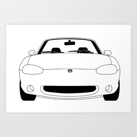 NB Miata/MX-5 Art Print