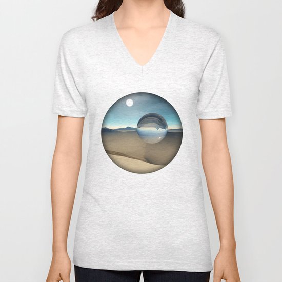 desert sphere void Unisex V-Neck