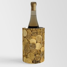 Euro coins for good luck! Wine Chiller