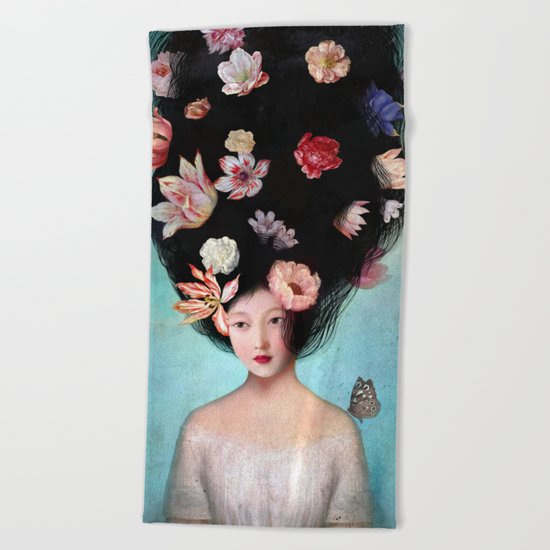 The Botanist's Daughter Beach Towel