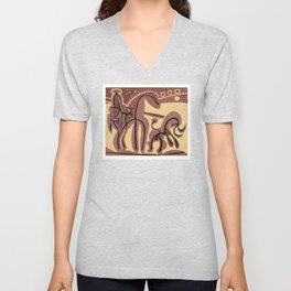 Picador et Taureau (Picador and Bull), 1959 - Picasso, Artwork For Shirts, Posters, Bags, Tapes V Neck T Shirt