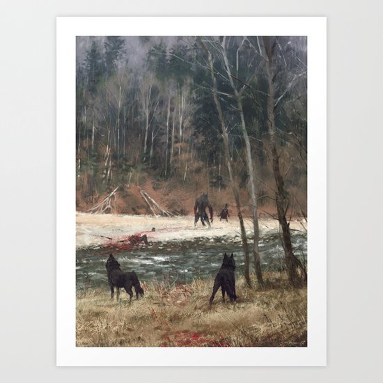 the colors of autumn Art Print