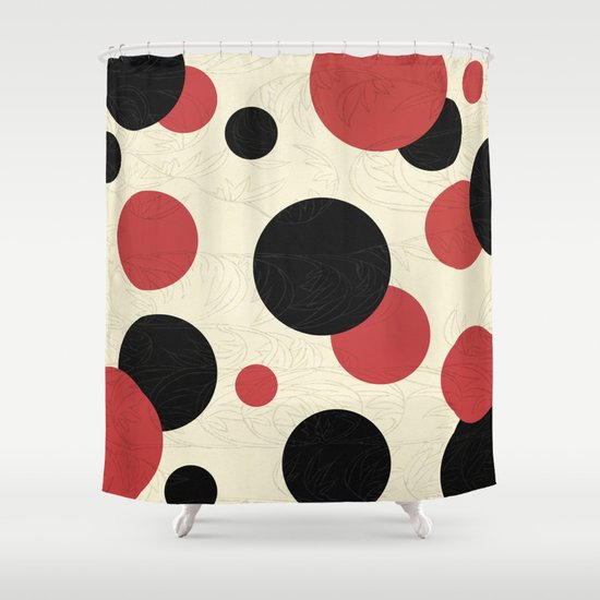 Ladybird Polka Shower Curtain