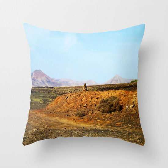 Stones and Mountains Throw Pillow