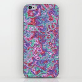 Trippy Colorful Squiggles 2 iPhone Skin