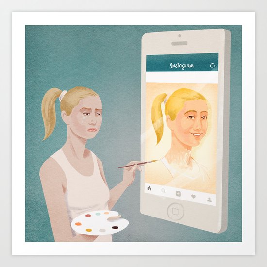 social Art Print
