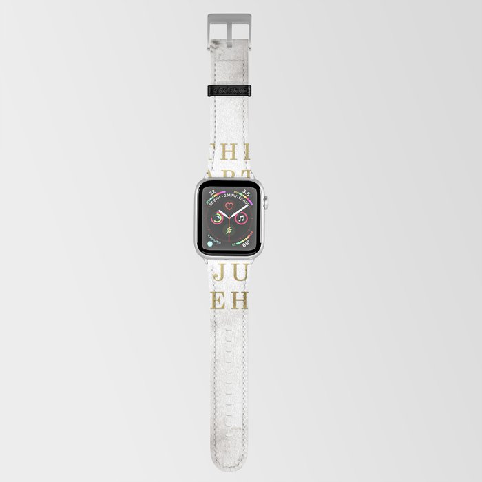 The earth without art is just 'eh' Apple Watch Band