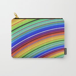 RAINBOW 1 bright red blue yellow green happy design Carry-All Pouch