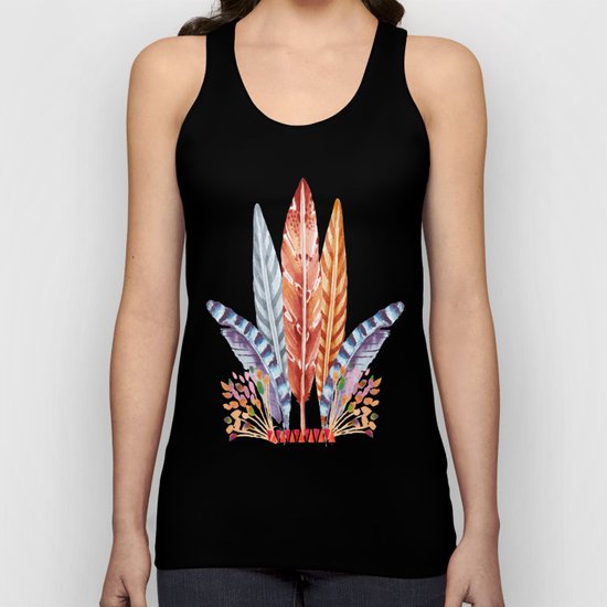 Autumn Feathers Unisex Tank Top