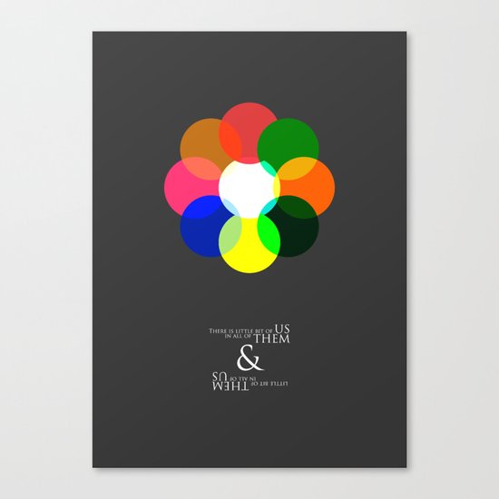 Us And Them Canvas Print