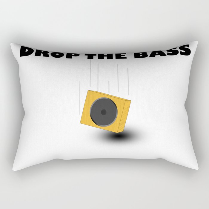 Drop The Bass Rectangular Pillow