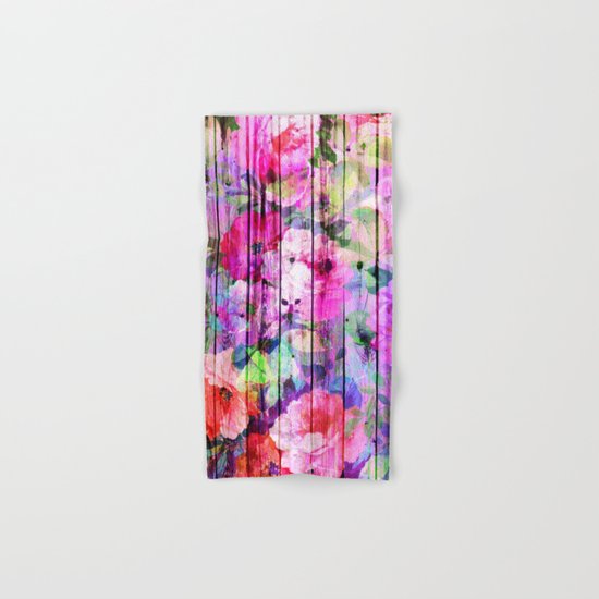 Flowers in the Wood Hand & Bath Towel