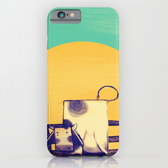 Cow Sunset iPhone & iPod Case