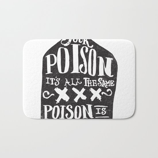 PICK YOUR POISON - REVERSE Bath Mat