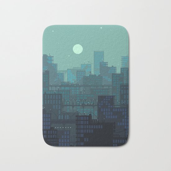 Midnight Blues Bath Mat