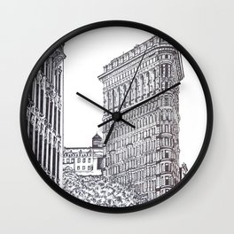 Flatiron, New York Wall Clock