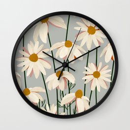 Chamomille pattern Wall Clock