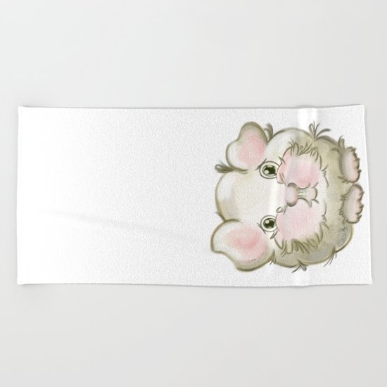 Guinea pig Beach Towel