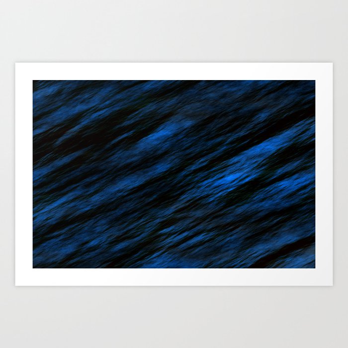Blue abstract pattern background Art Print