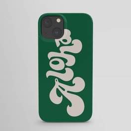 Aloha green iPhone Case