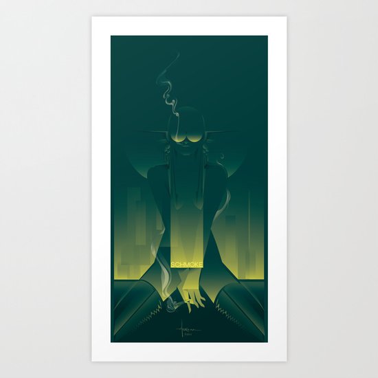 SCHMOKE Art Print