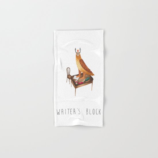 Writer's block Hand & Bath Towel
