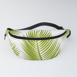 Tropical Green Palm Tree Leaf  Fanny Pack