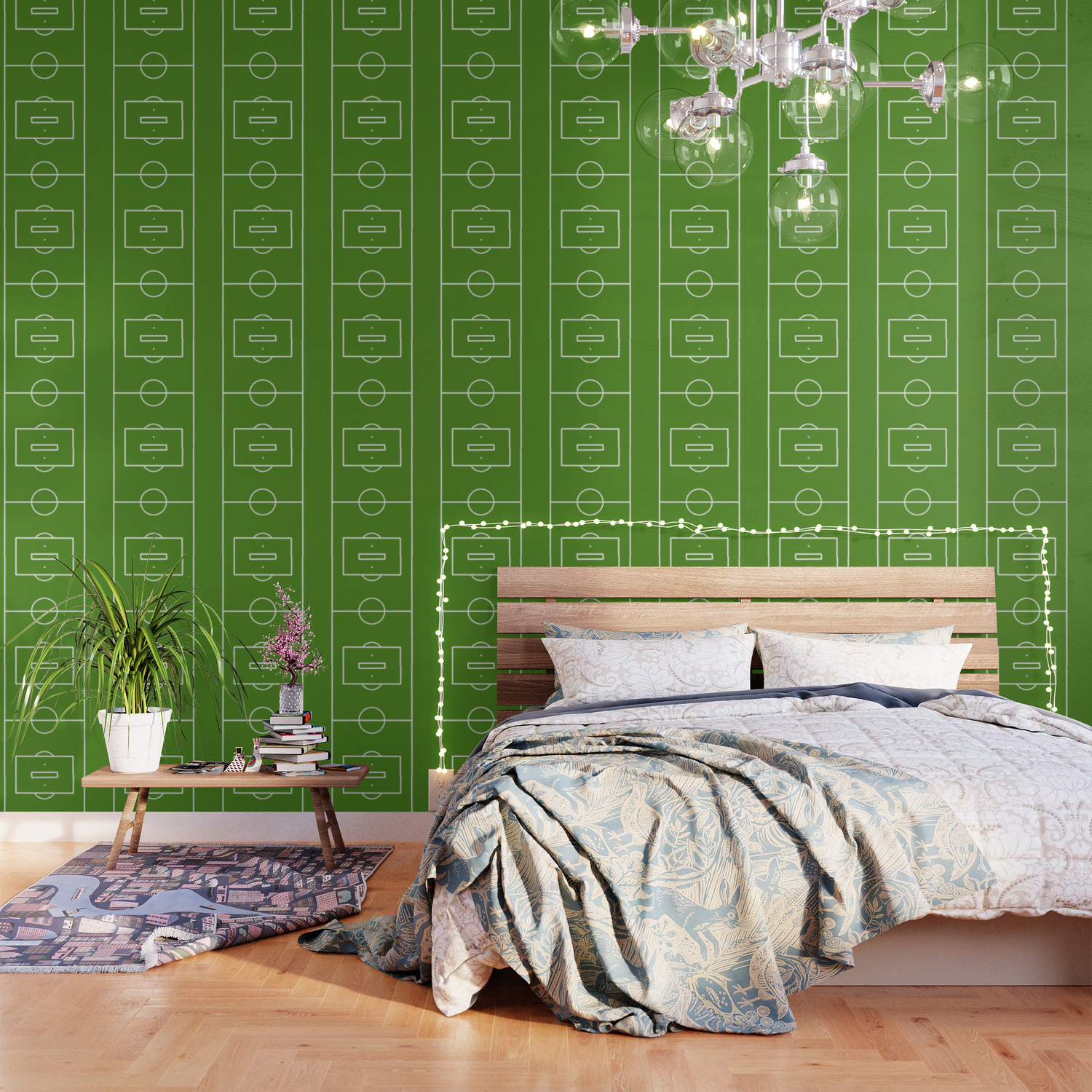 Football Field Fun Design Soccer Field Wallpaper By Efratul Society6