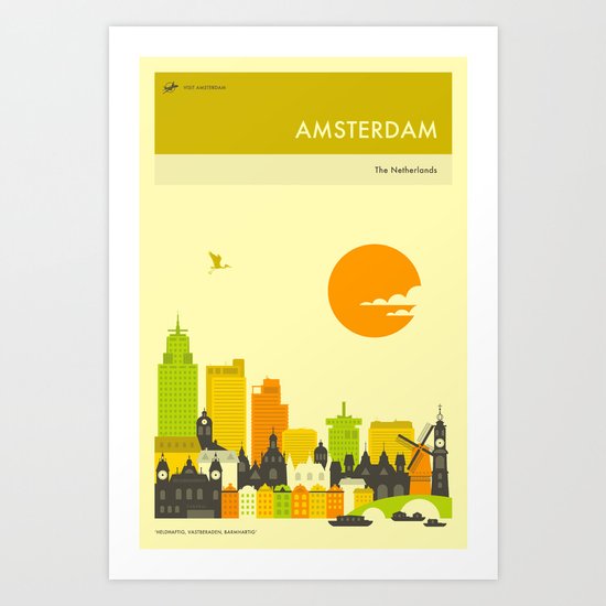 AMSTERDAM Art Print