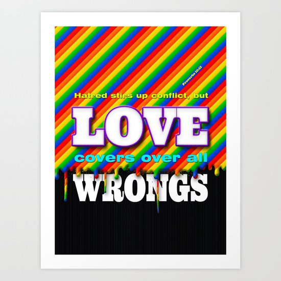 Love Covers Art Print