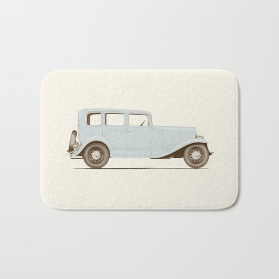 Car of the 1930's Bath Mat