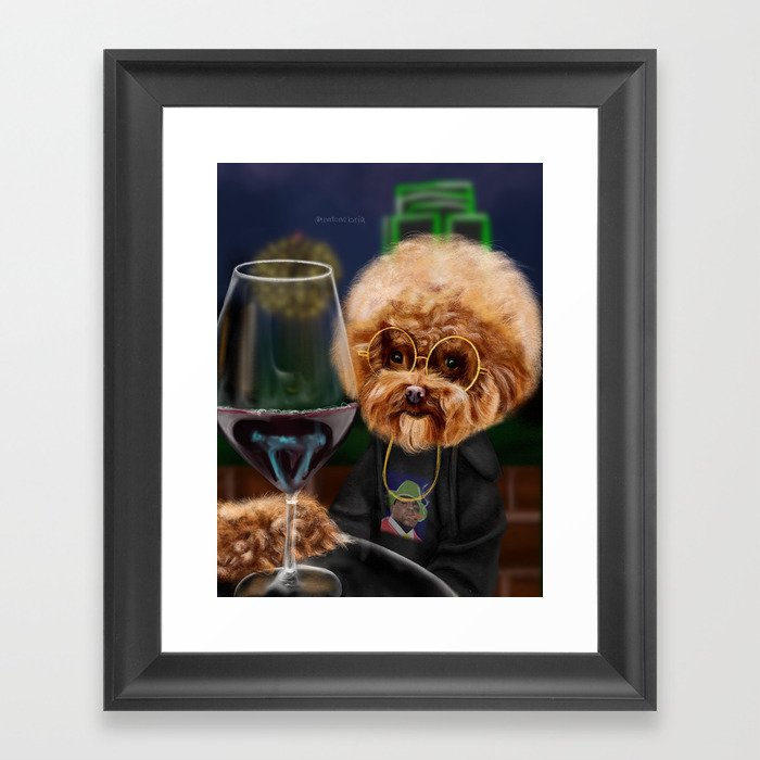 Just a Dog Framed Art Print