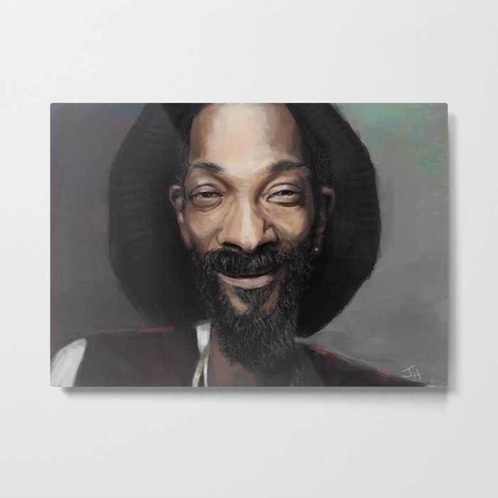 Snoop Caricature Metal Print
