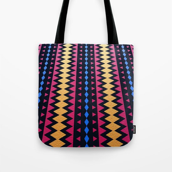 Aztec Pattern with Textured Appearance Tote Bag