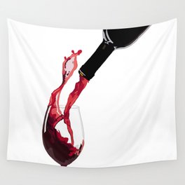 Wine Wall Tapestry | Glassofwine, Glass, Drinking, Drawing, Drink, Wine, Bottle, Vino, Redwine, Beverage 