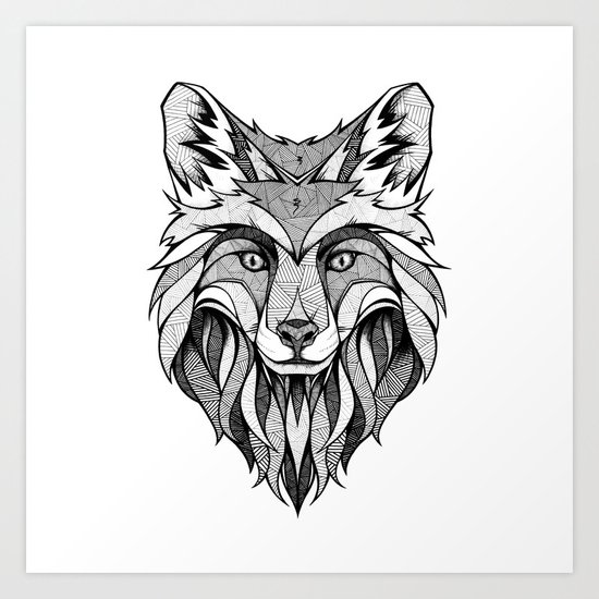 Fox Art Print