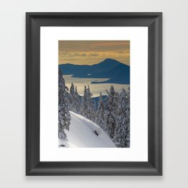 LIMITED EDITION (Almost sold out)  - KEVIN SANSALONE / HOWE SOUND SQUAMISH BC Framed Art Print