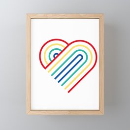 heart Framed Mini Art Print