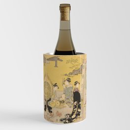 Chôbunsai Eishi - Momiji No Ga, From The Series "A Fashionable Parody Of The Tale Of Genji (Furyu Yatsushi Genji)" (c. 1789/94) Wine Chiller