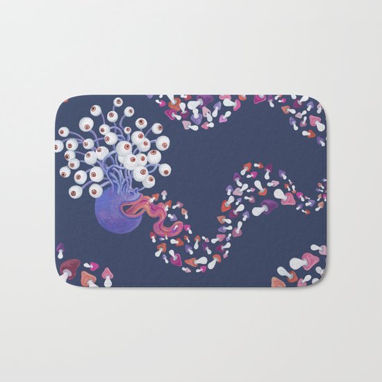 Mushroom Monster Bath Mat