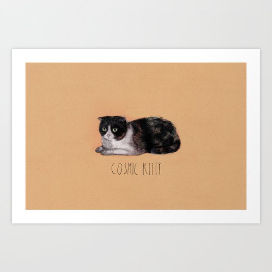 Cosmic Kitty Art Print